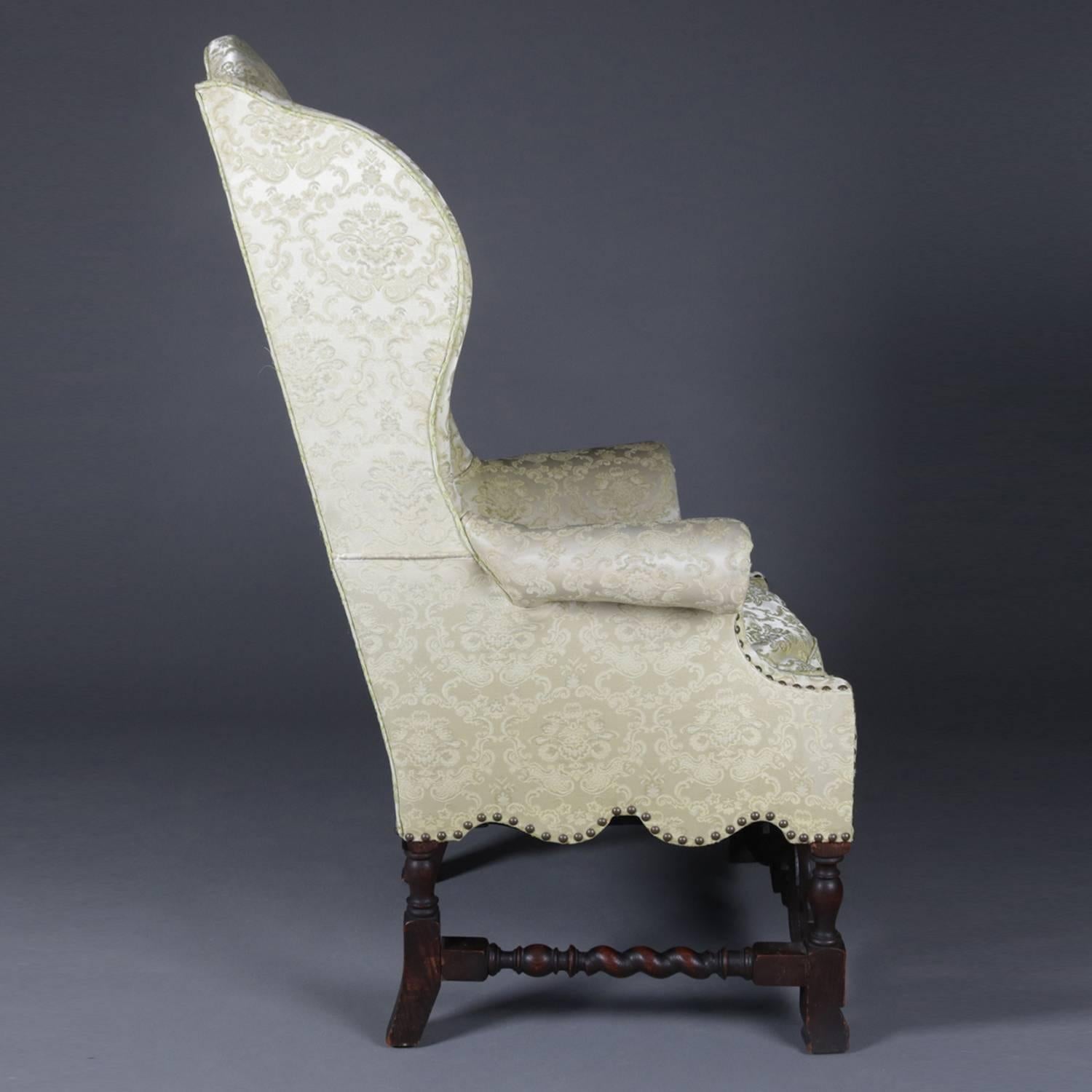 edwardian wing chair