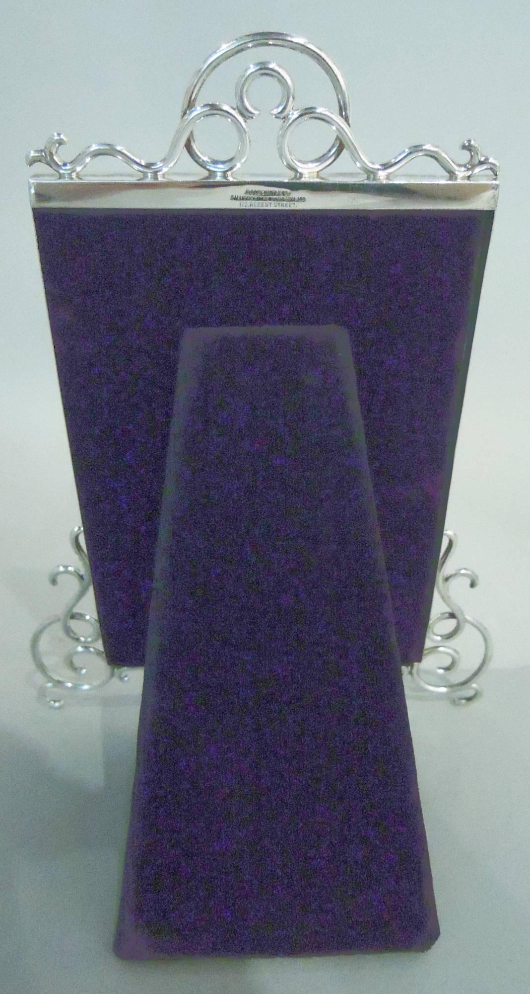 Édouardien Cadre à photo en argent sterling classique de l'Antiquité anglaise édouardienne, 1901 en vente