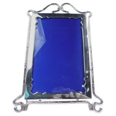 Antica cornice inglese edoardiana classica in argento, 1902