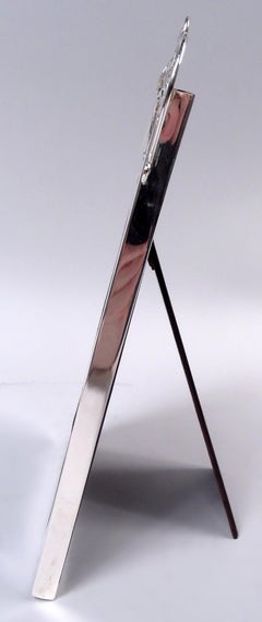 Antiker englischer edwardianischer klassischer Bilderrahmen aus Sterlingsilber, 1905