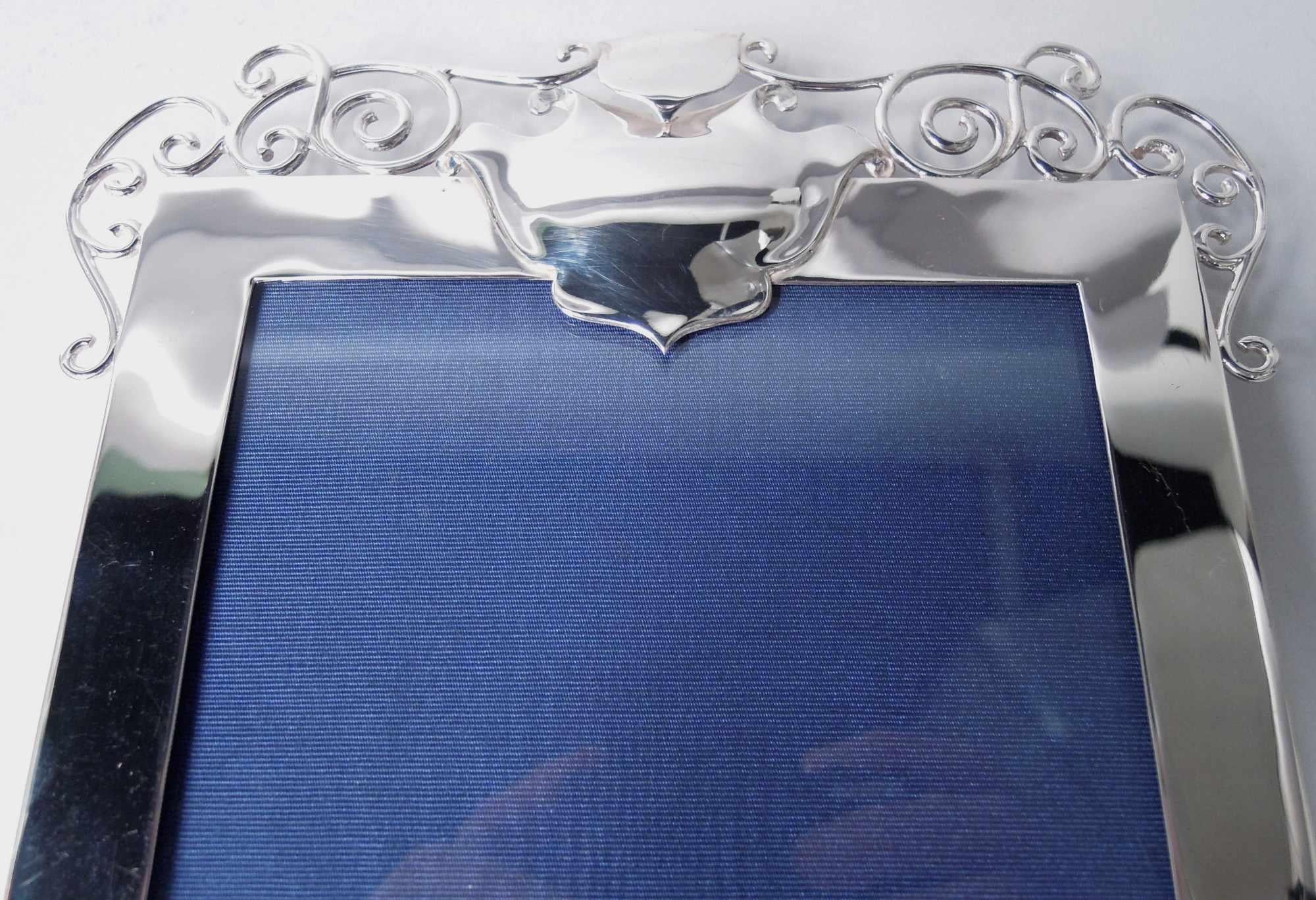 Inglese Antica cornice inglese edoardiana classica in argento, 1905 in vendita