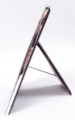 Antica cornice inglese edoardiana classica in argento, 1919