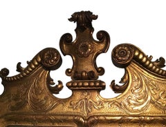 Antique English Edwardian Giltwood Mirror