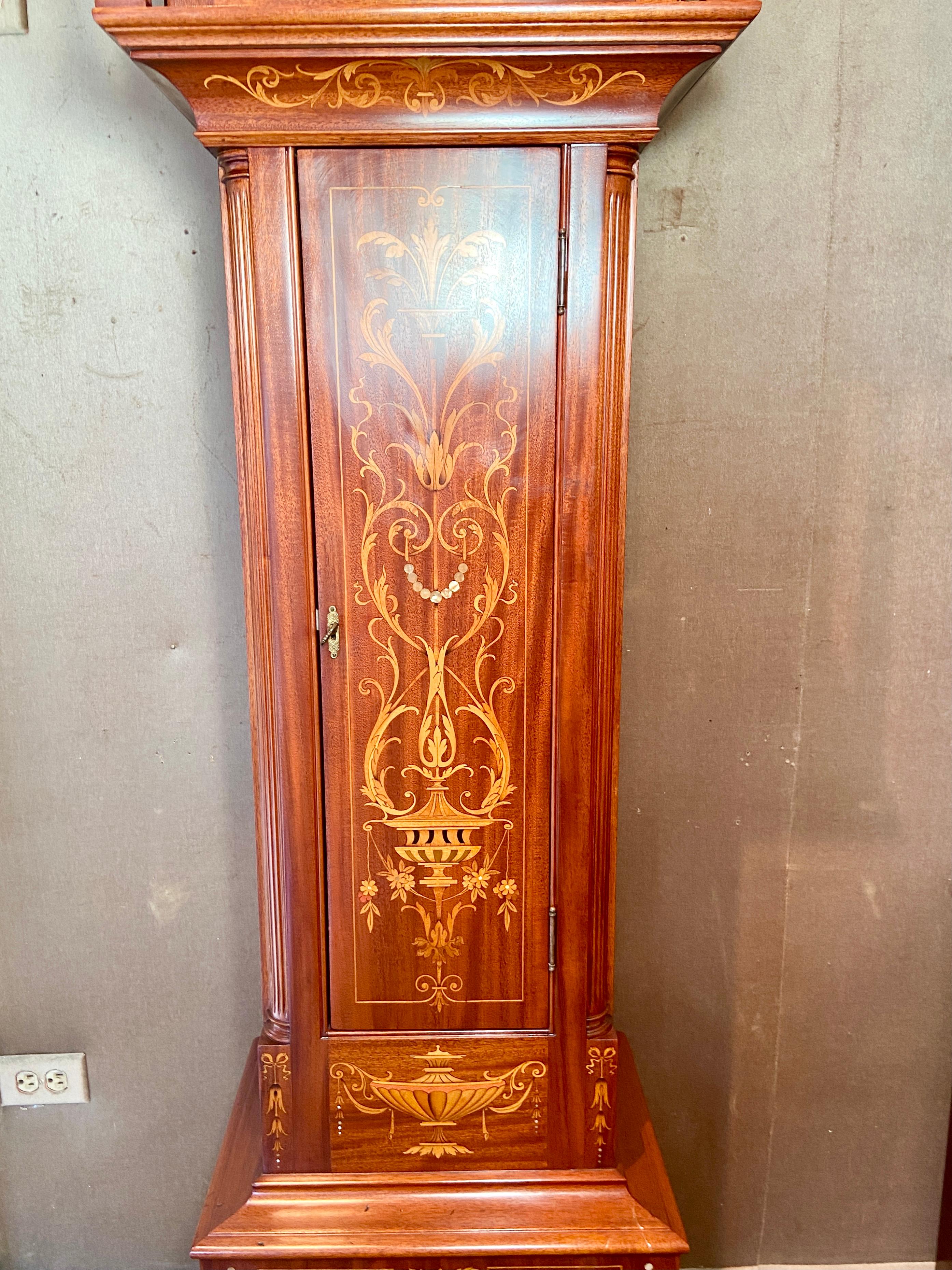 tiffany grandfather clock