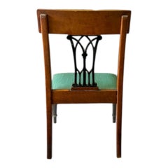 Antique English Edwardian Neo-Classical Painted Satinwood Child’s Chair