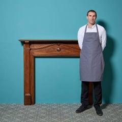 Antico caminetto inglese edoardiano in Oak