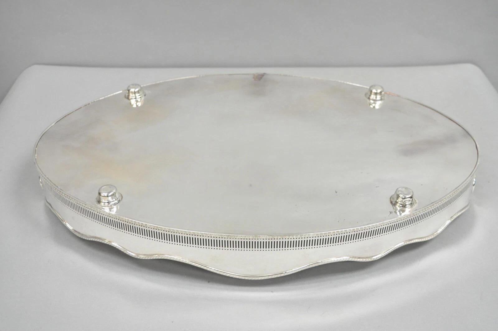 Antique English Edwardian Sheffield Silver Plated 24