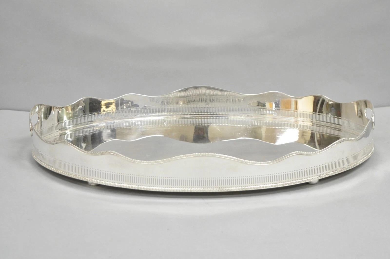 Antique English Edwardian Sheffield Silver Plated 24