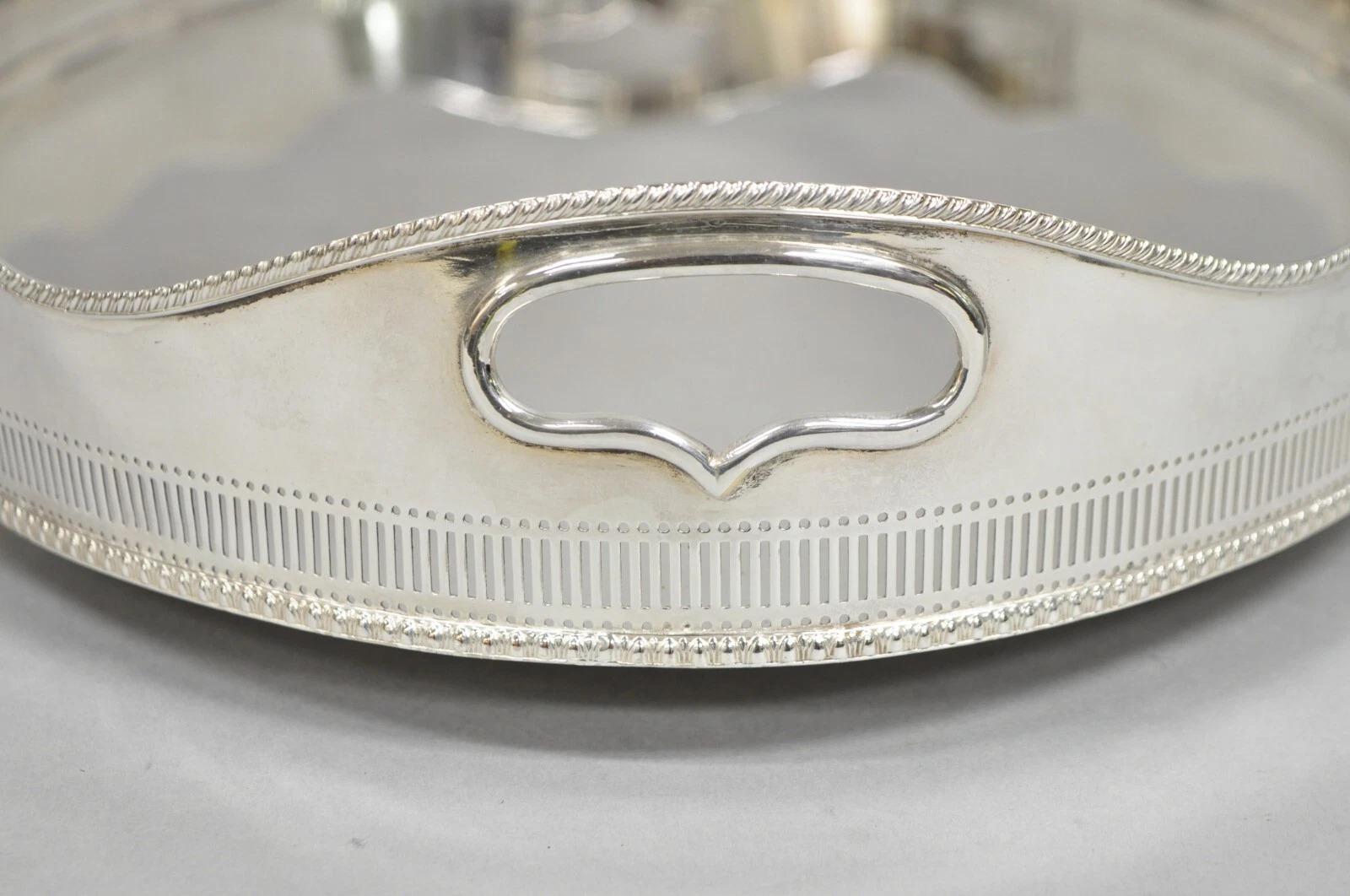 Unknown Antique English Edwardian Sheffield Silver Plated 24