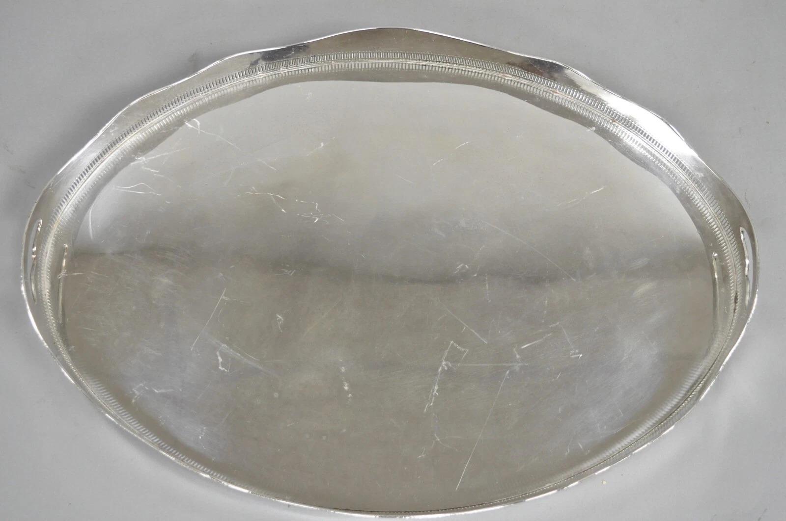 Antique English Edwardian Sheffield Silver Plated 24