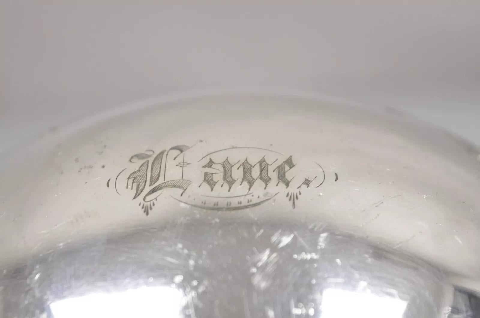 Antique English Edwardian Small Silver Plated Revolving Lid Butter Dish Server For Sale 1