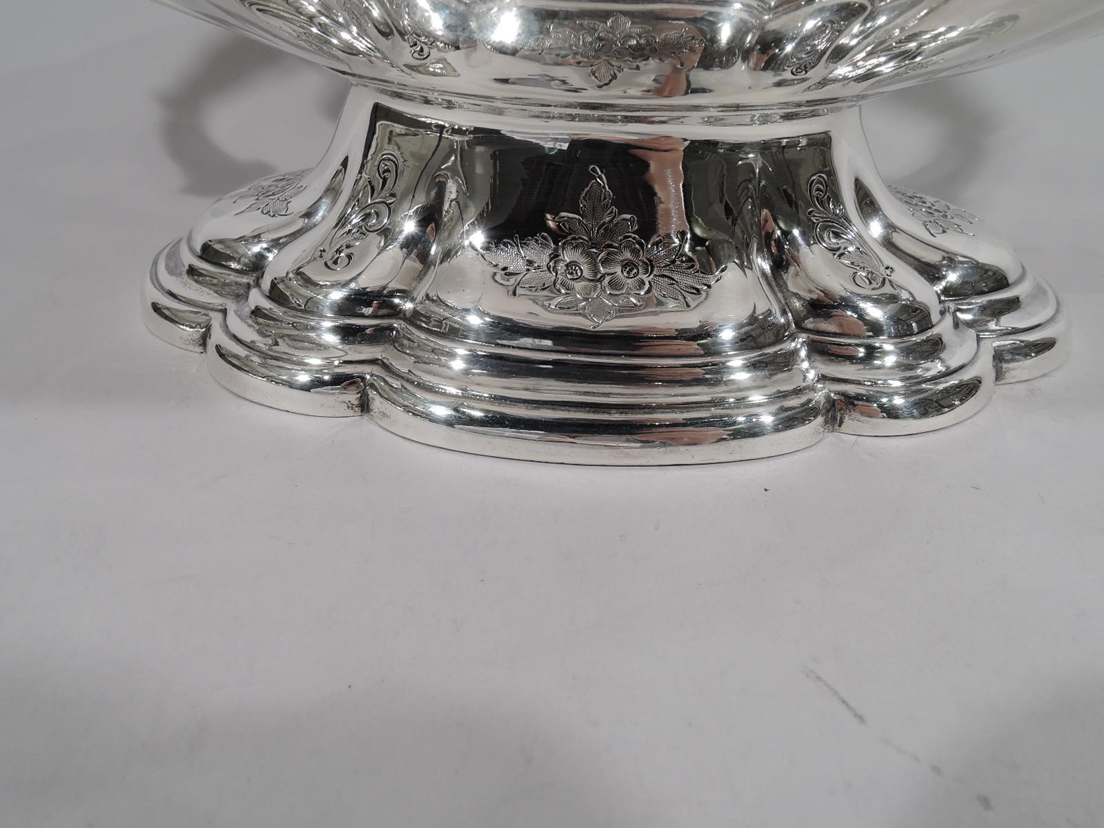 Antique English Edwardian Sterling Silver Soup Tureen 6