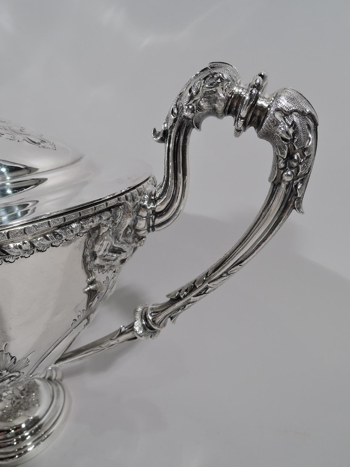 Early 20th Century Antique English Edwardian Sterling Silver Soup Tureen