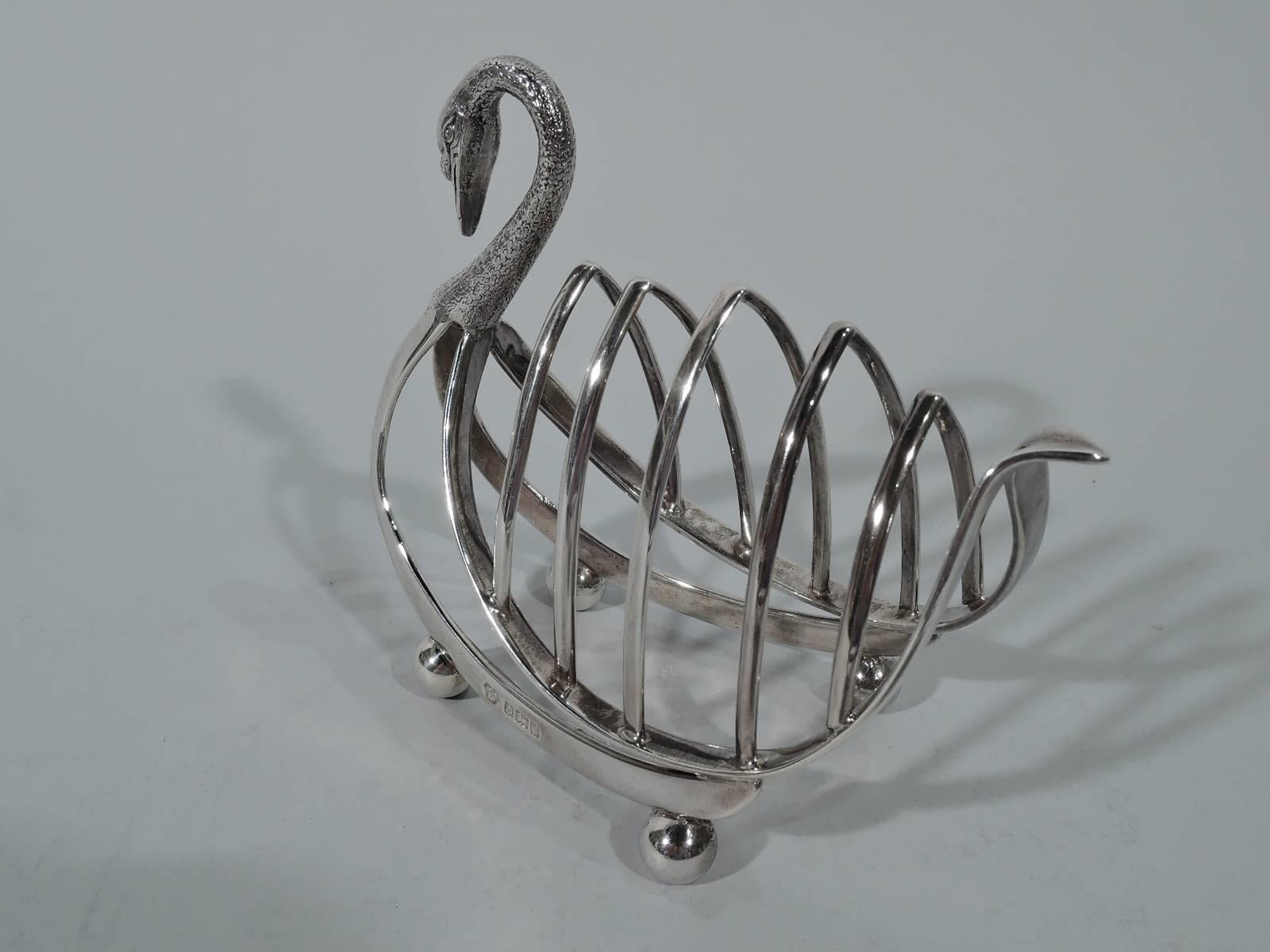 silver swan toast rack