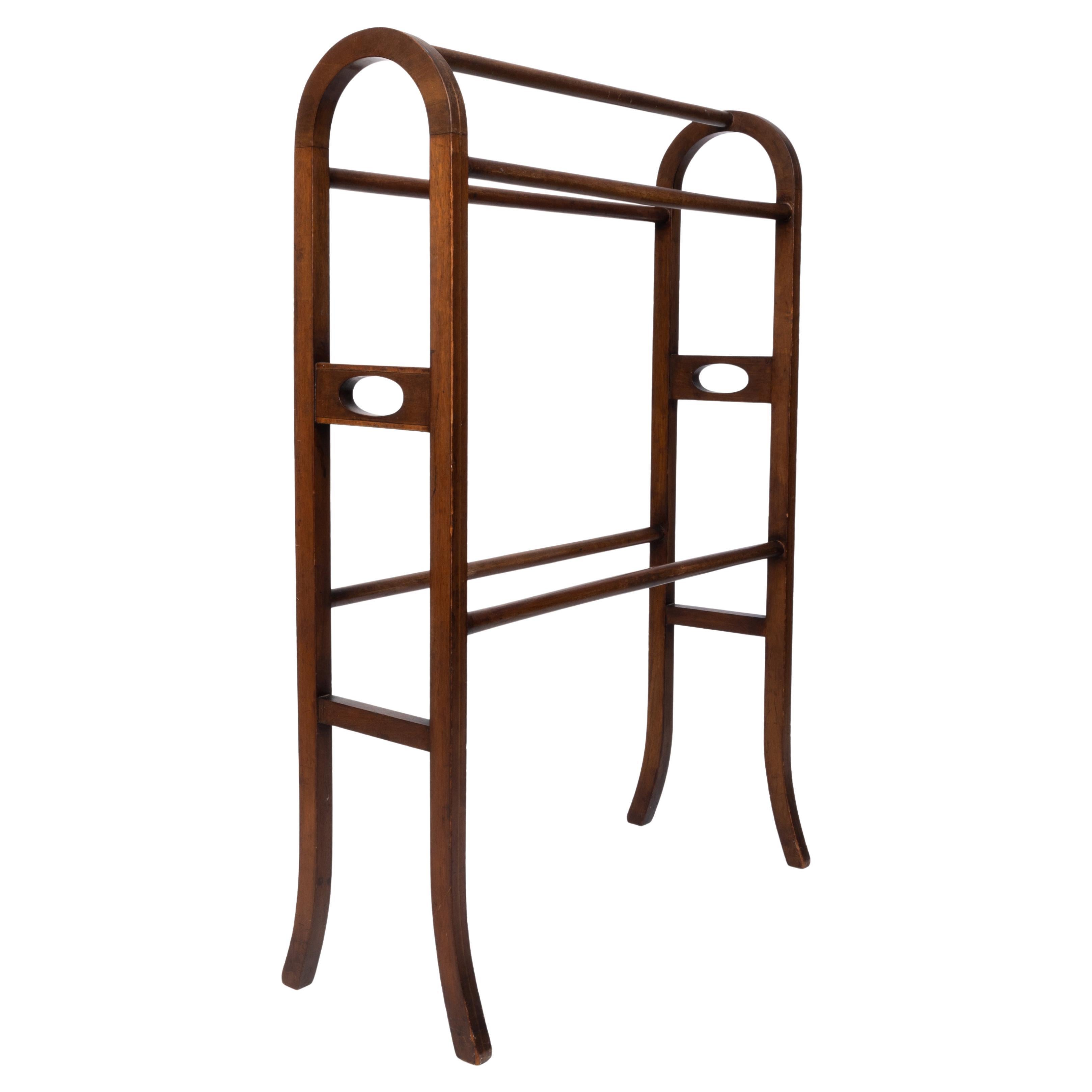 Antiker englischer edwardianischer Handtuchhalter C.1905