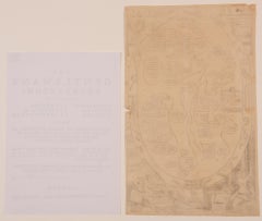 Antique English Engraving on Architecture