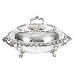 Antique English Entree Dish by Martin Hall 1859 19th Century