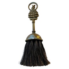 Antique English Esmeralda Fireplace Brush in Brass