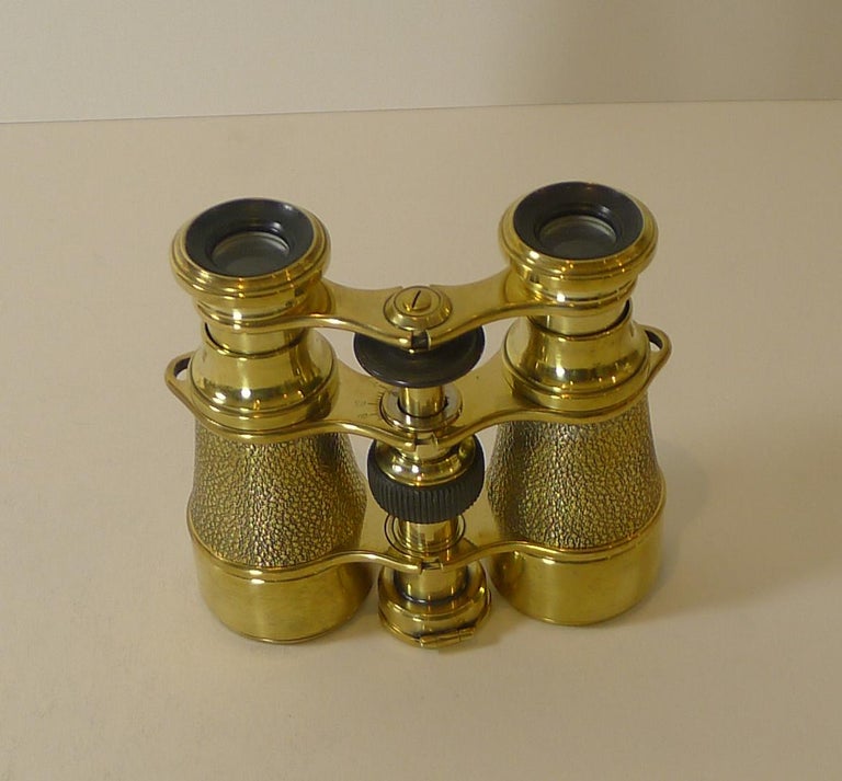 Antique English Field Glasses / Binoculars by Lawrence and Mayo With