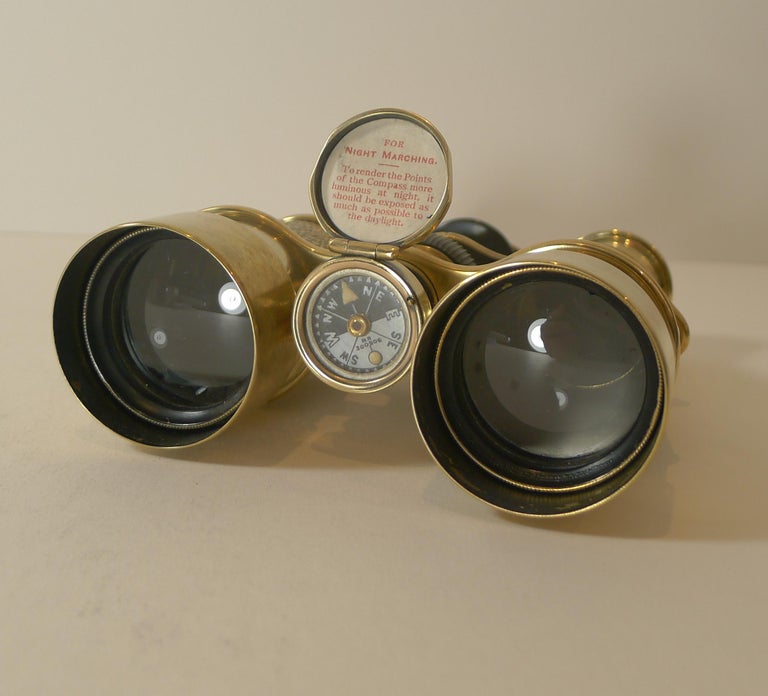 Antique English Field Glasses / Binoculars by Lawrence and Mayo With