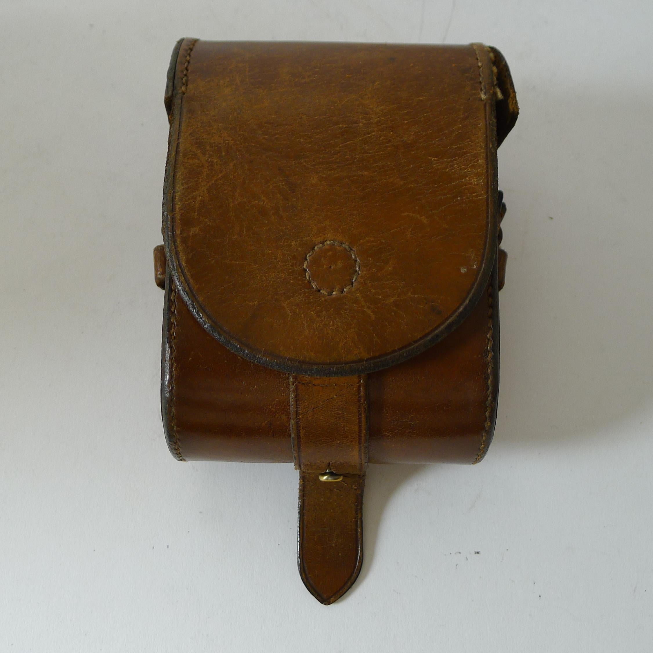 Antique English Field Glasses / Binoculars by Lawrence and Mayo - With Compass For Sale 2