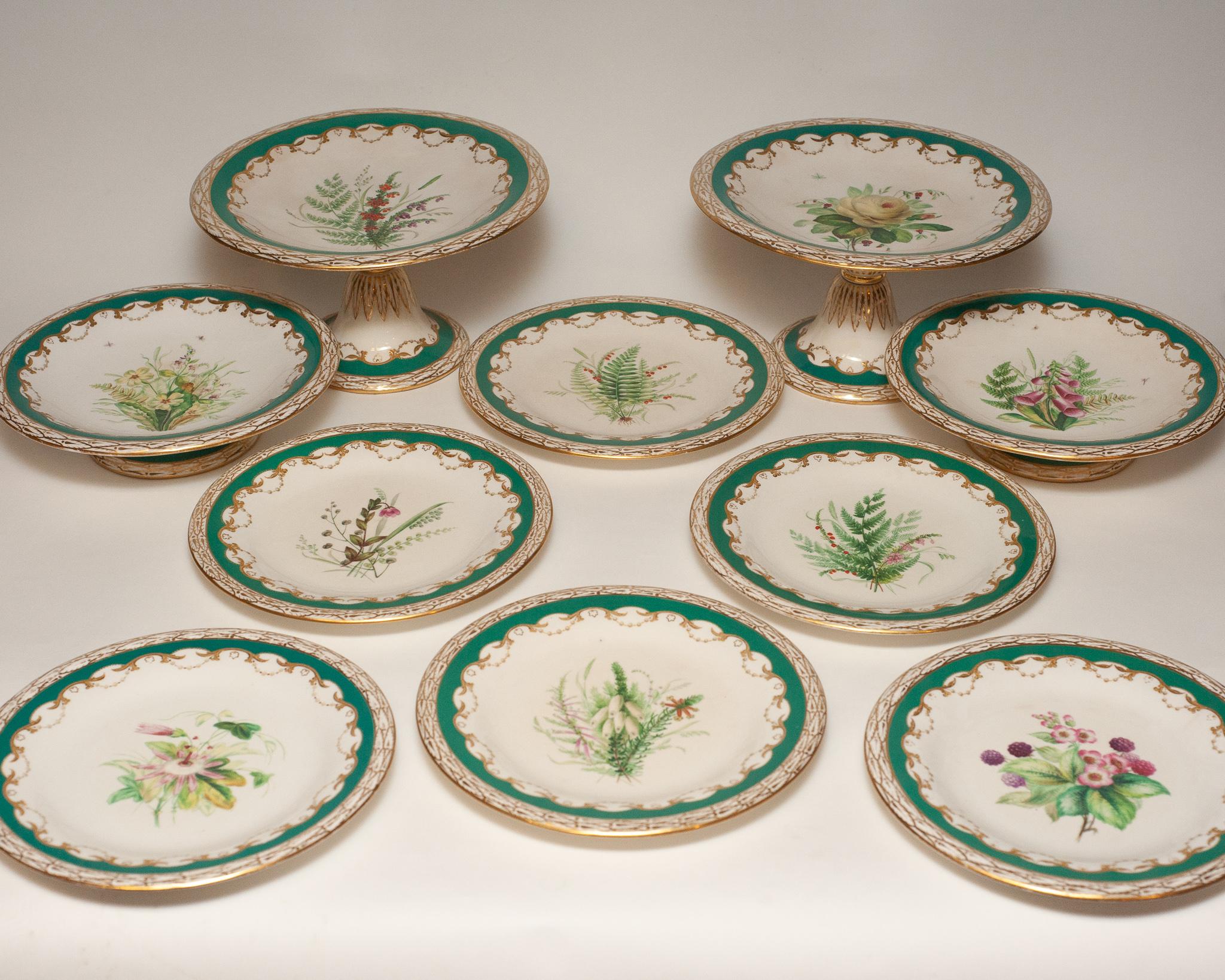 antique english plates