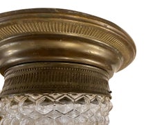 Antique English Flush Mounted Light Fixture