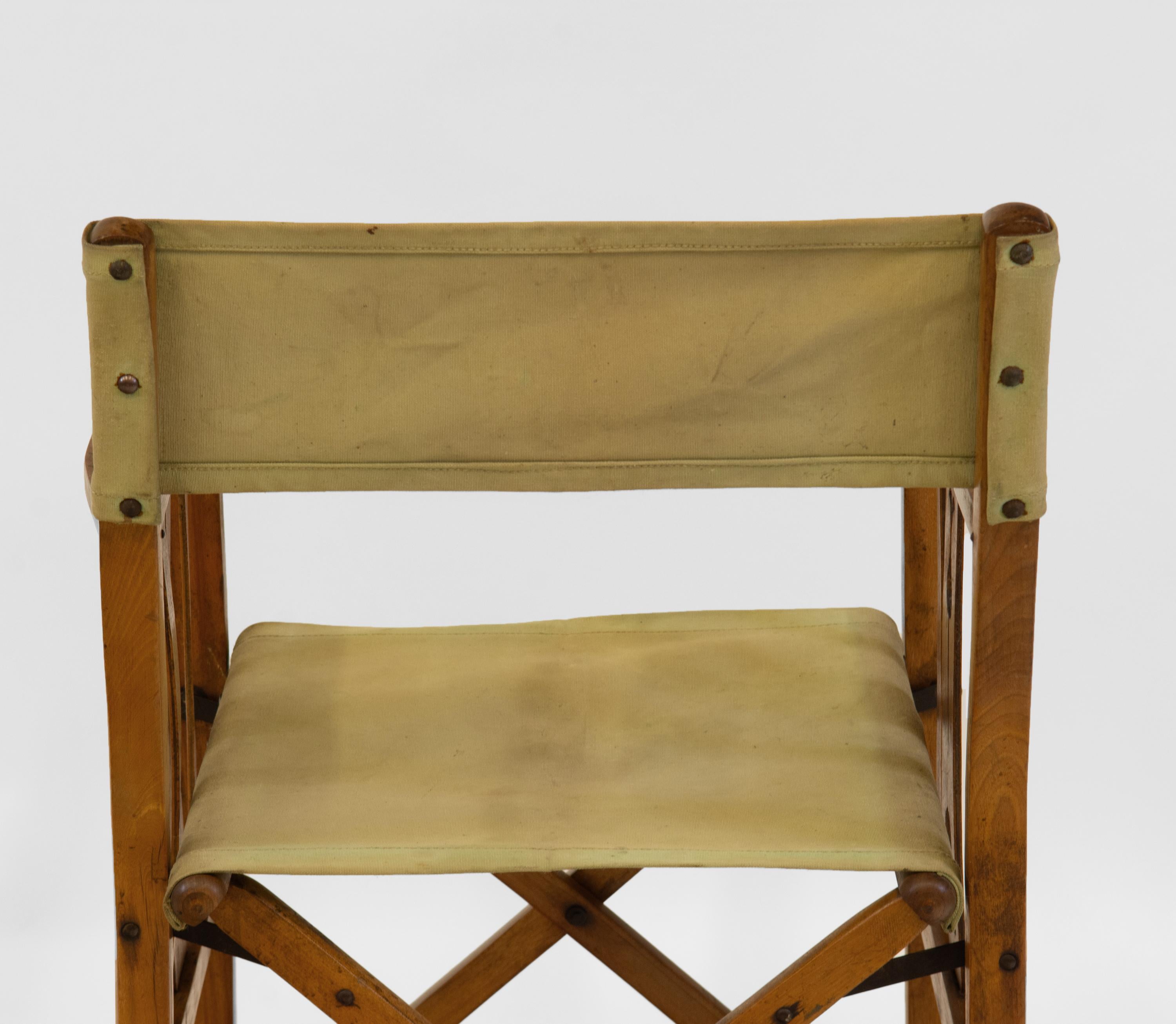 Antica sedia Foldes inglese di interesse militare reale Smith & Smith Lawn Windsor in vendita 2
