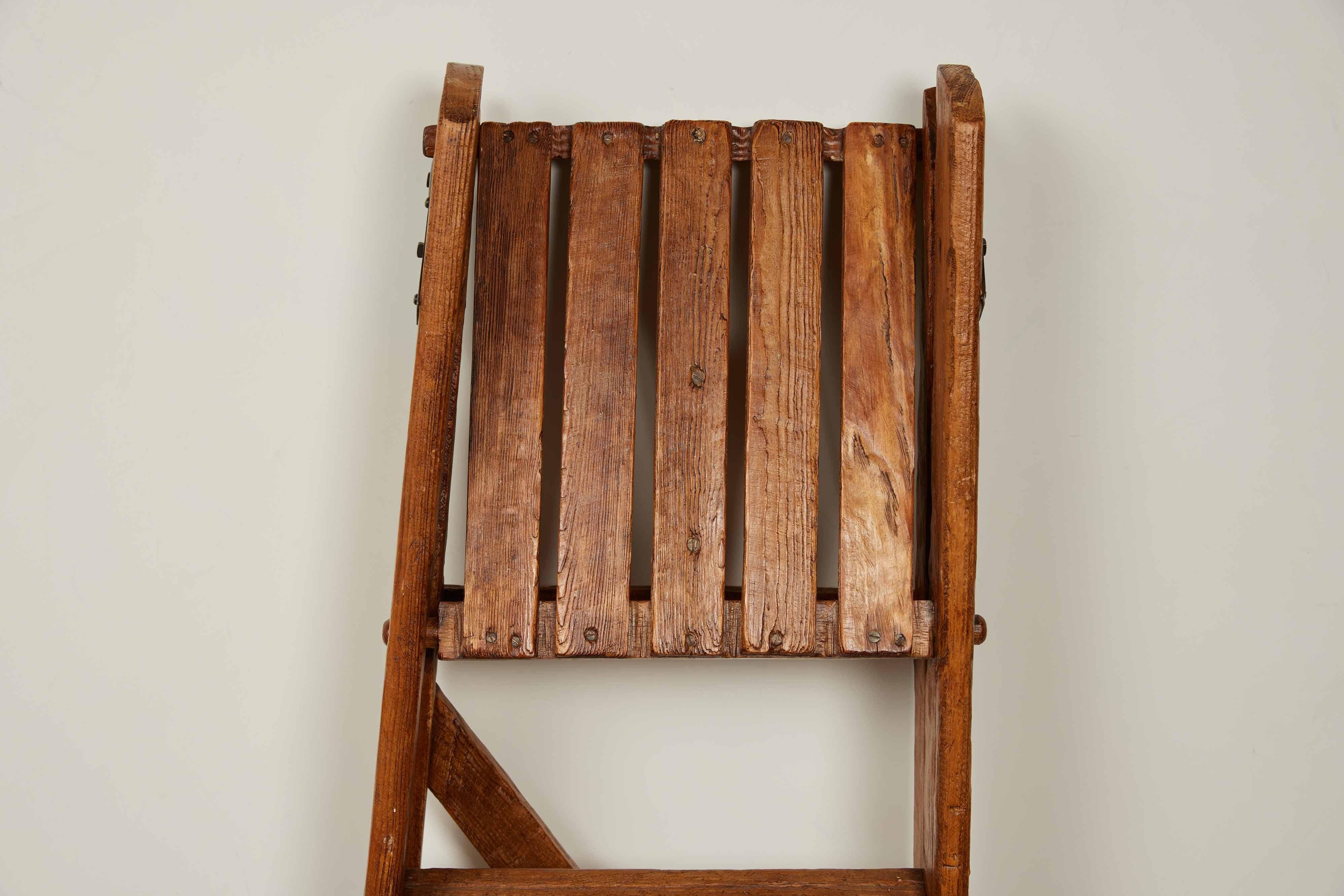 Antique English Folding Library Step Ladder, 1880s For Sale 5