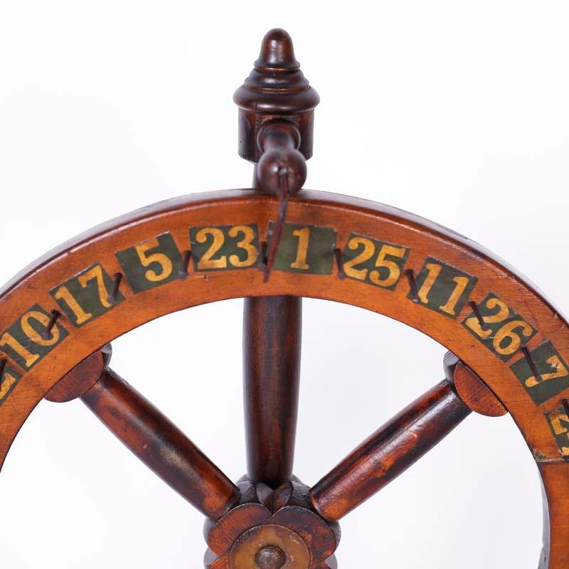 19th Century Antique English Gaming Wheel For Sale