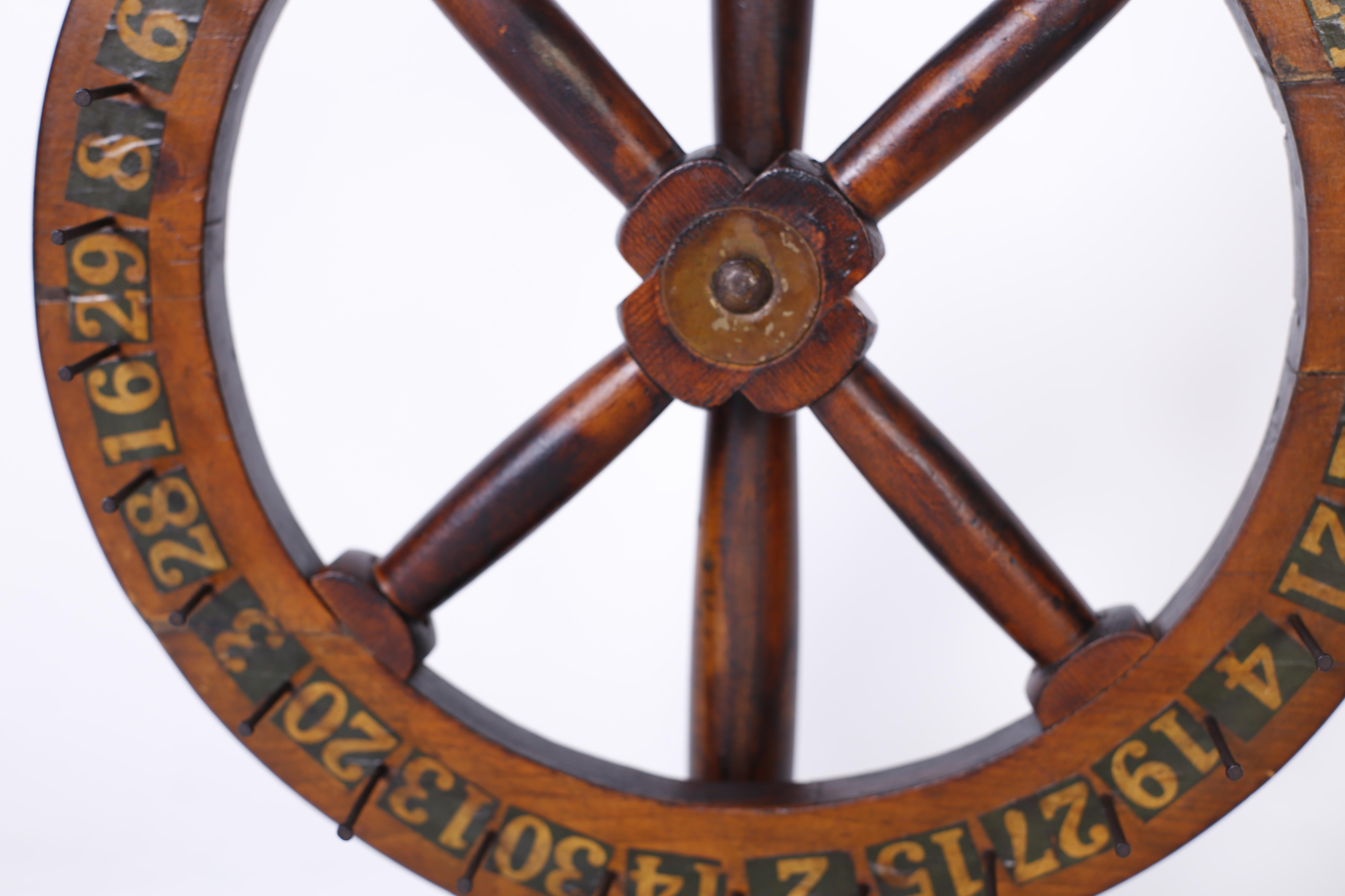 Antique English Gaming Wheel 1