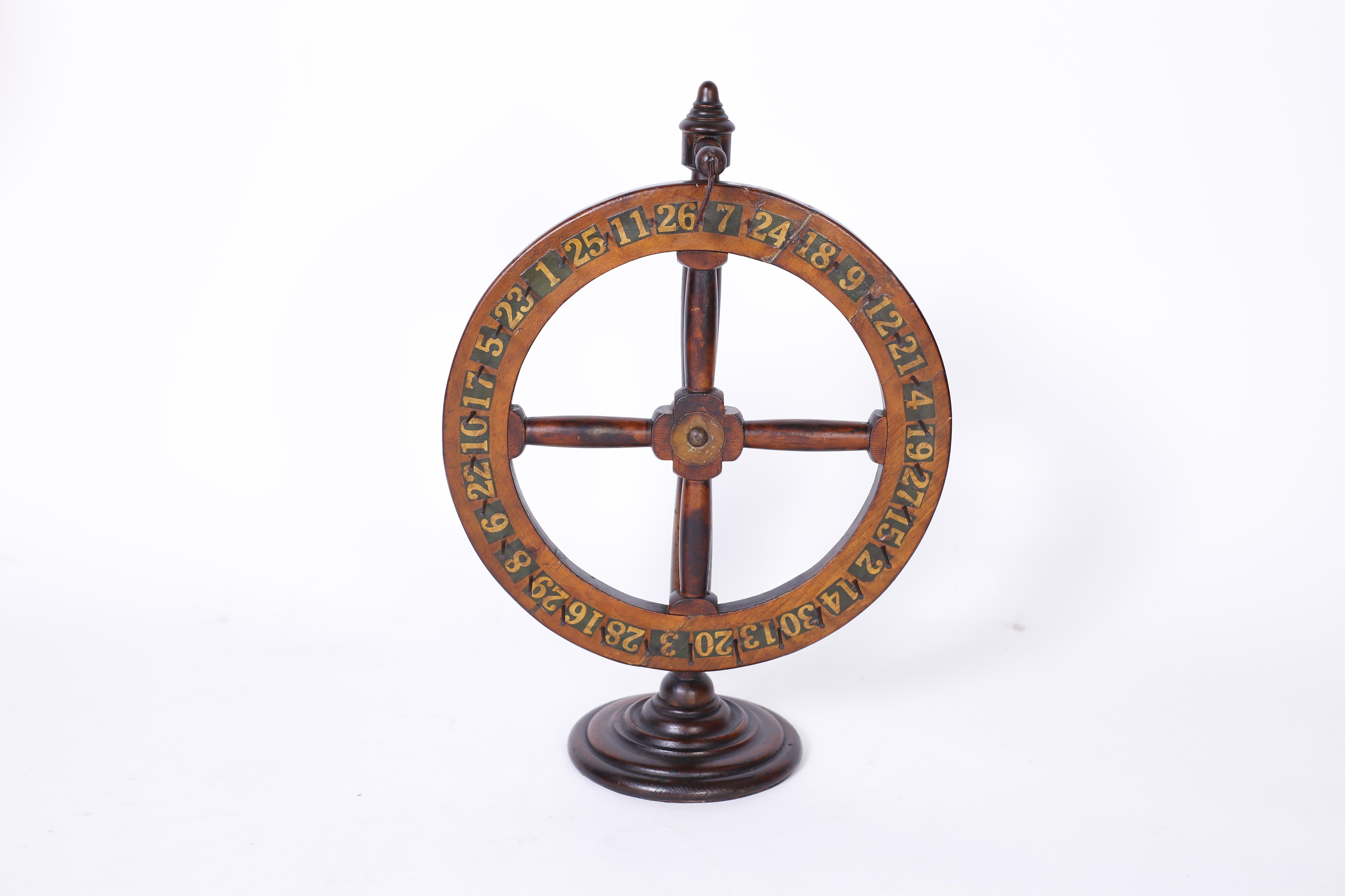 Antique English Gaming Wheel 3