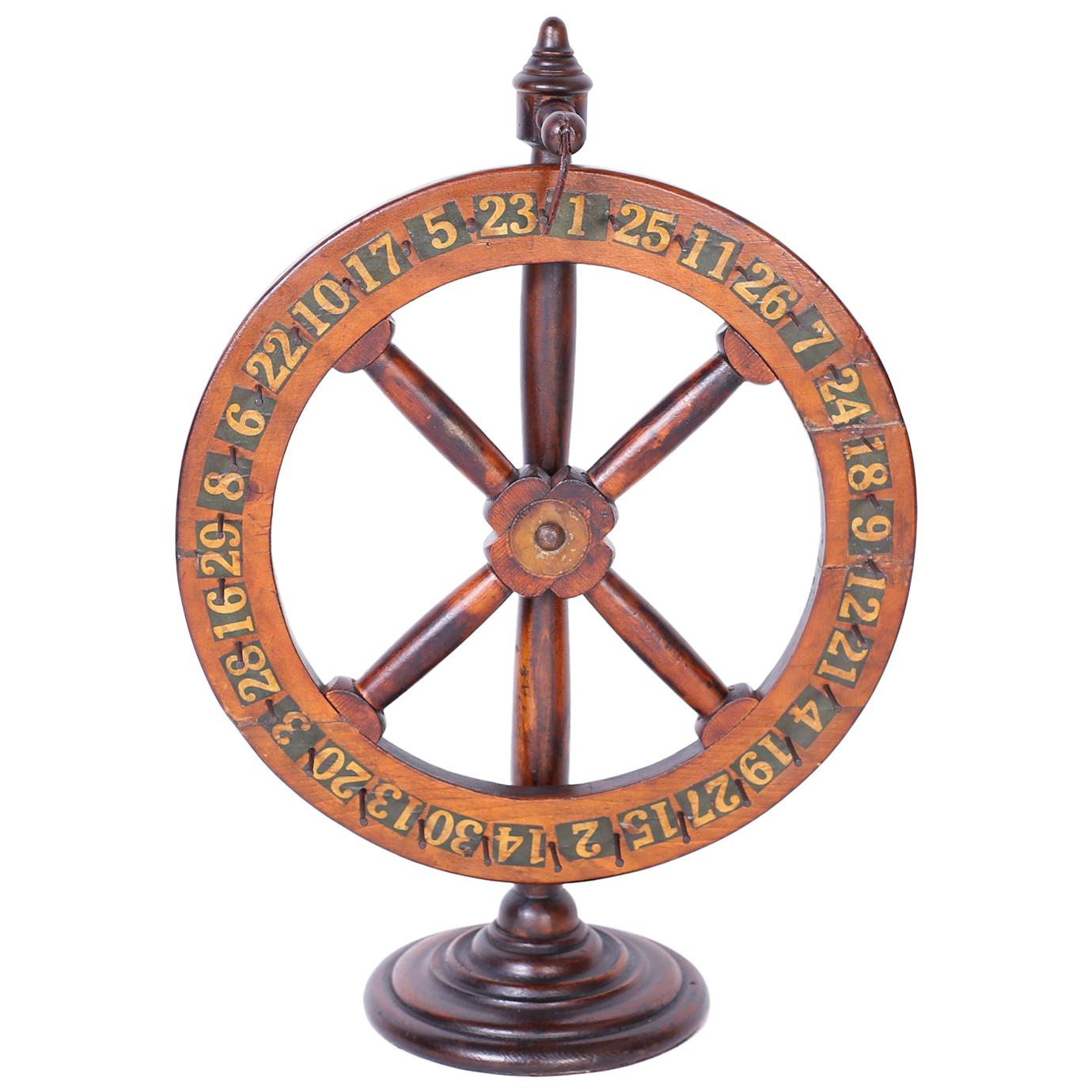 Antique English Gaming Wheel