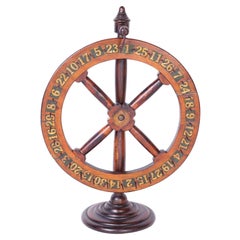 Roue de jeu anglaise d'antiquités