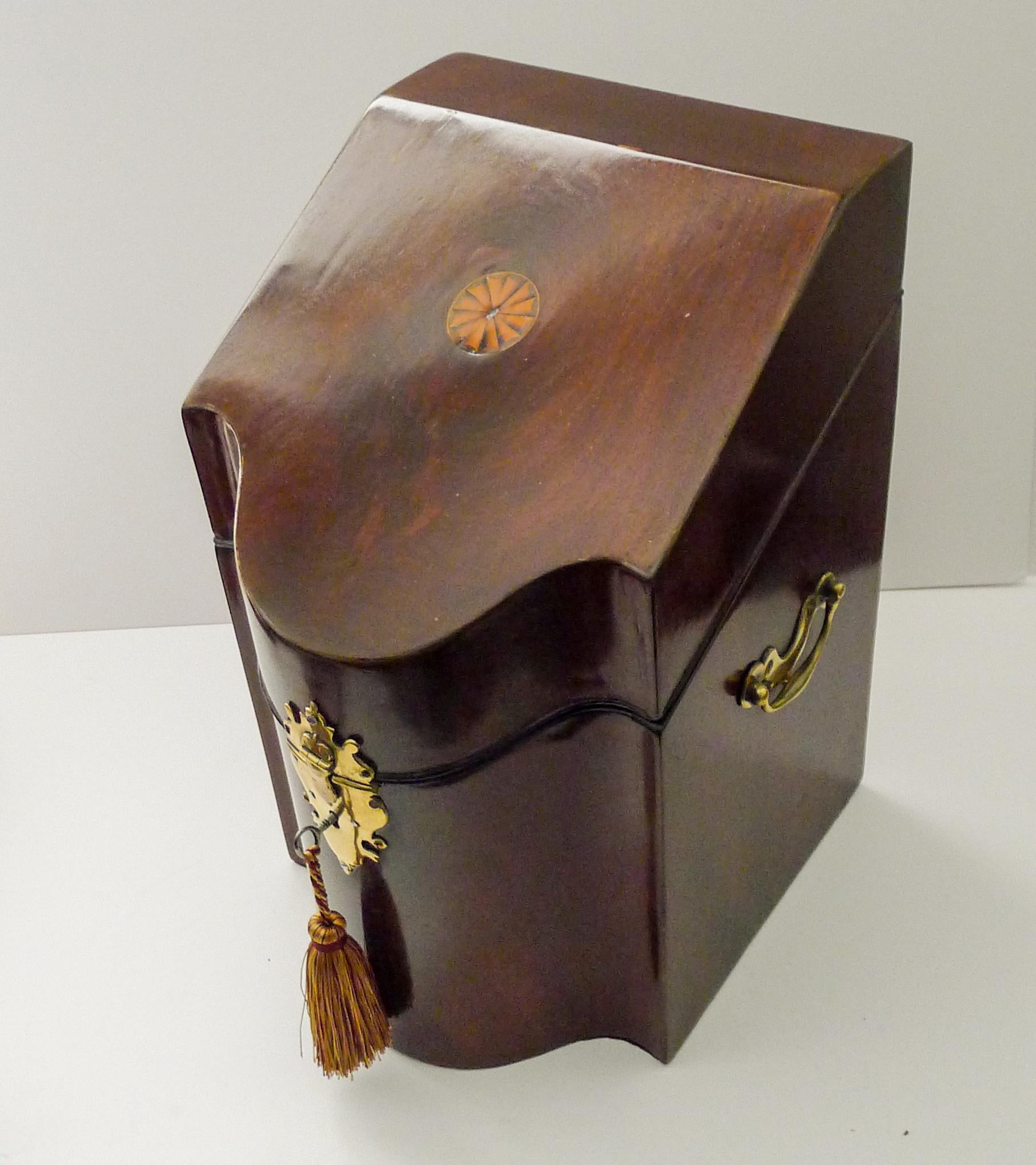 British Antique English George III Knife Box / Stationary c.1790 For Sale