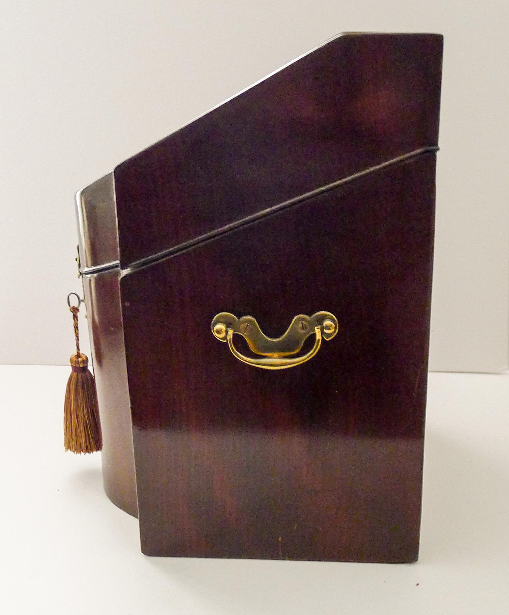 Antique English George III Knife Box / Stationary c.1790 In Good Condition In Bath, GB