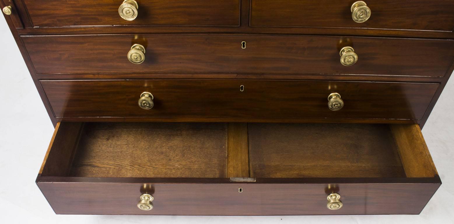 Antique English George III Mahogany Bureau 18th Century 3