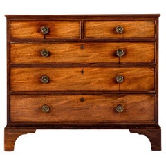 Antique English George III Mahogany Chest of Drawers