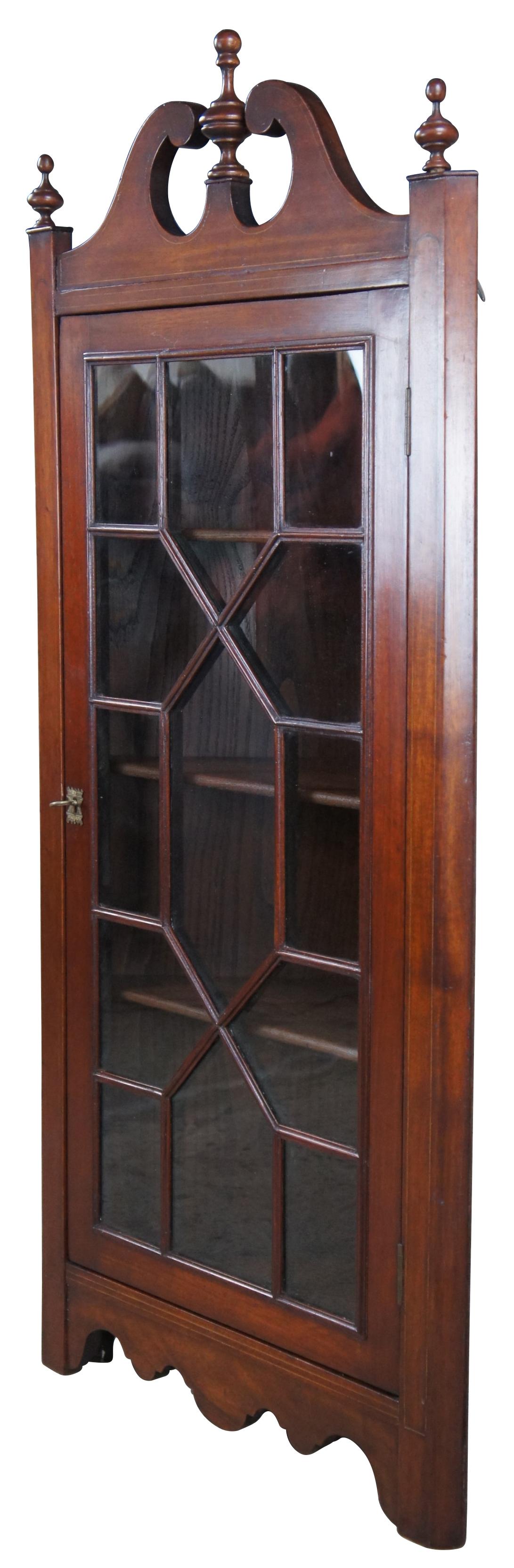 large antique wall cabinet
