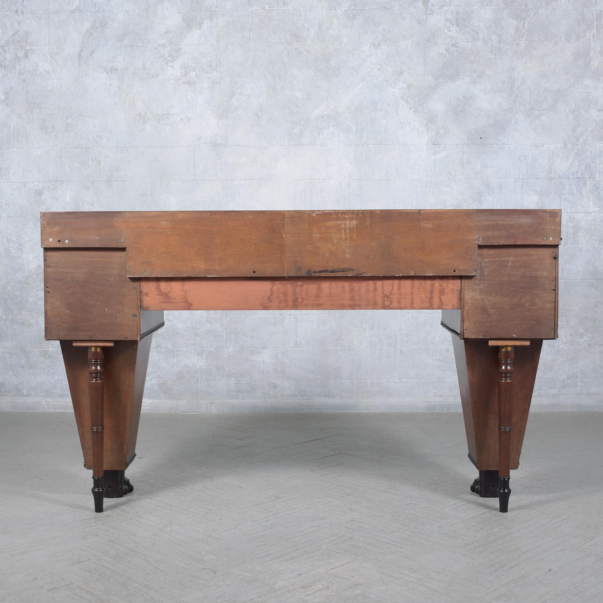 Late 19th Century George IV Mahogany Sideboard: Timeless Elegance Restored For Sale 13