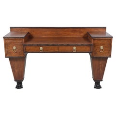 Late 19th-Century George IV Mahogany Sideboard: Elegantly Restored