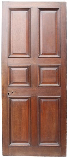 Antique English George III Oak Door