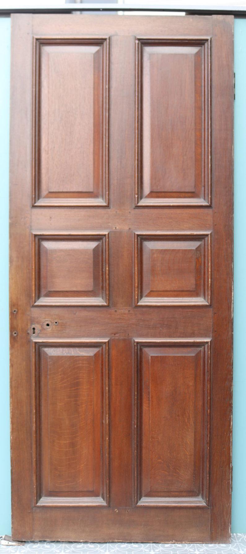 18th Century and Earlier Antique English George III Oak Door For Sale