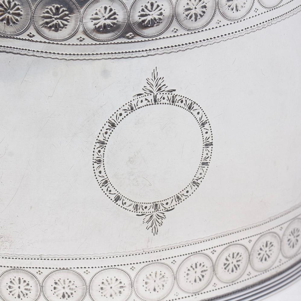 Antigua tetera inglesa de plata Jorge III de Peter and Ann Bateman en venta 8