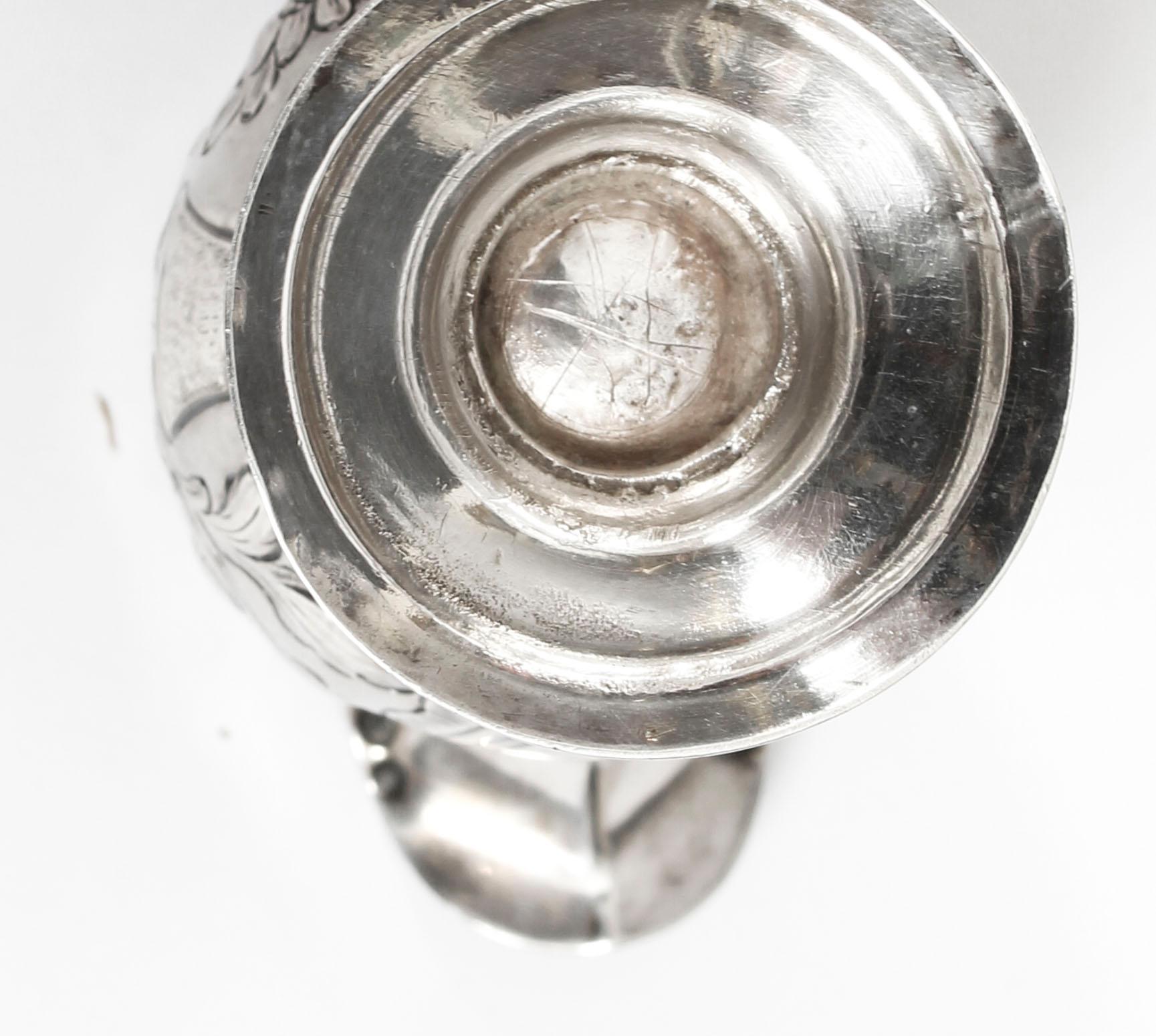 Antique English George III Sterling Silver Cream Jug 1770, 18th Century 6