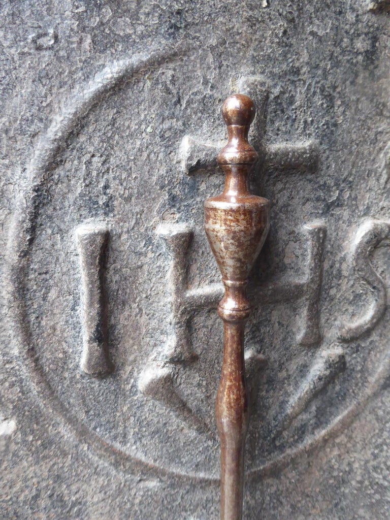 Antique English Fireplace Shovel or Fire Shovel, 18th19th