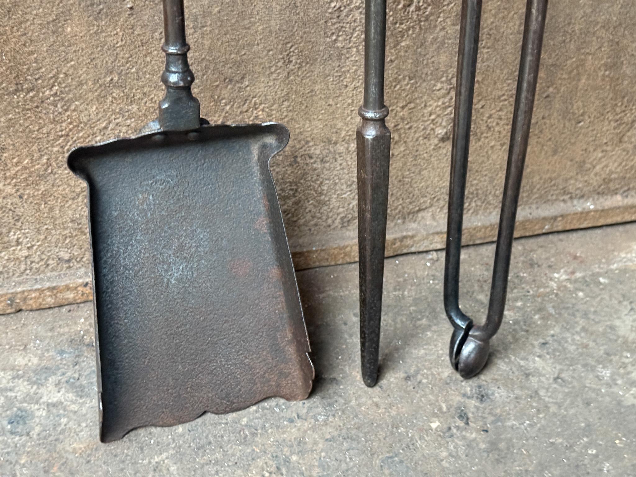 Antiguos utensilios georgianos ingleses para chimeneas o fuego, Siglos XVIII-XIX en venta 5