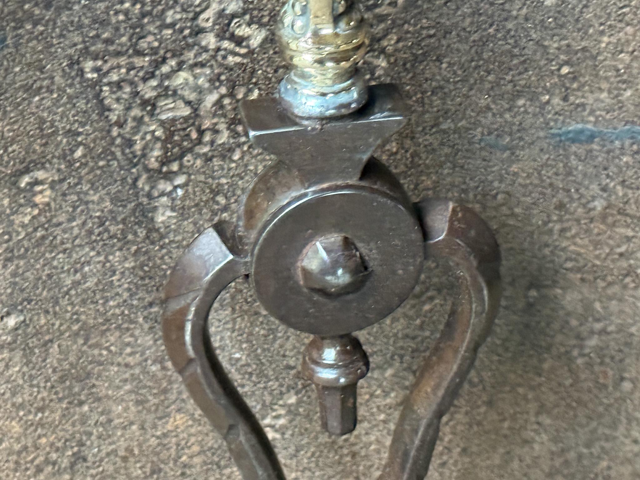 Outils ou outils de cheminée géorgiens anglais anciens, 18e - 19e siècle en vente 1