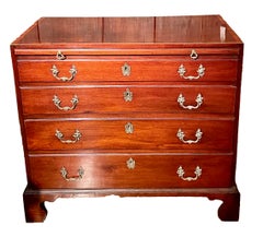 Antique English Georgian Mahogany Bachelor's Chest, Circa 1820