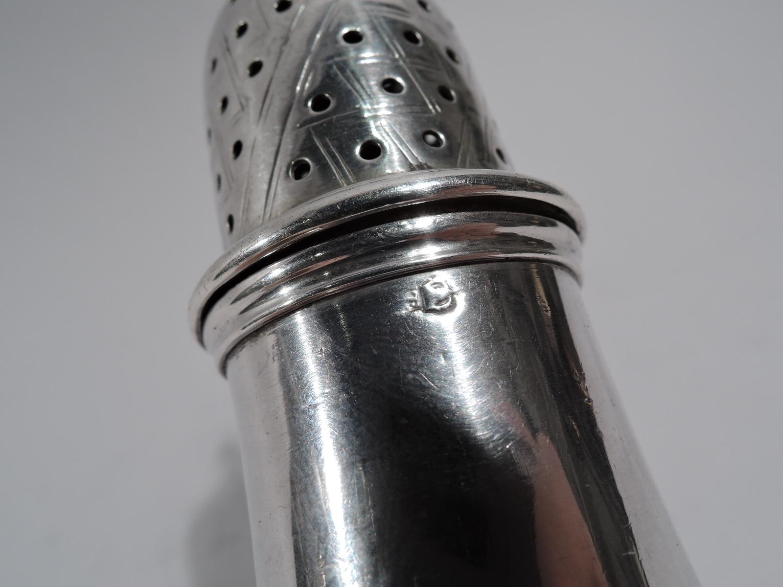 Antico contenitore per condimenti in argento sterling georgiano e neoclassico inglese In condizioni buone in vendita a New York, NY